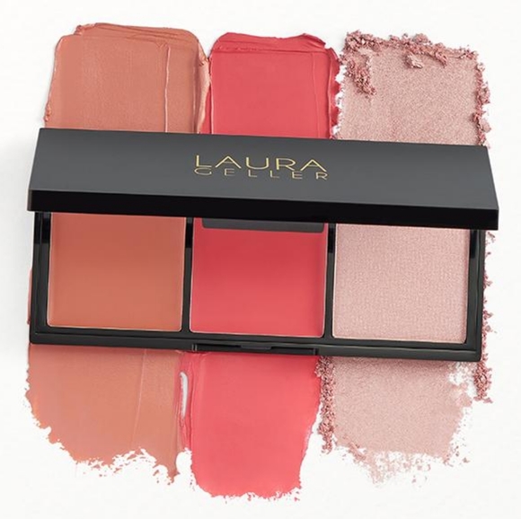 Laura Geller Eyes, Lip, Cheek Palette in Think Pink - Picture 1 of 3